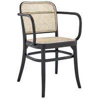 Modway - Winona Chaise à manger - Noir-Chaise à manger moderne de ferme