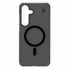 Ideal of Sweden - Étui transparent avec aimants pour Samsung Galaxy S26, Noir teinté-Conception protectrice avec bords surélevés pour protéger la caméra et l'écran