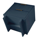 Manhattan Comfort - Table de nuit moderne Granville 18,11" à 2 tiroirs - Bleu Minuit - Lot de 2-Garantie limitée du fabricant de 30 jours