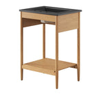 Modway - Zaire 24" Vanette de salle de bain - Noir naturel-Placage de grains de bois