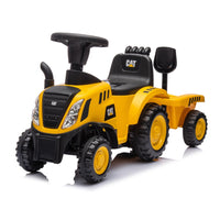 Freddo - Tracteur CAT Holland T7 à pédales pour enfants-Sons réalistes : Les sons du klaxon et du moteur donnent vie à l'expérience agricole