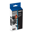 Epson - Cartouche d'encre 340 Claria Photo HD - Haute capacité - Noir-Le système d’impression Epson est particulièrement conçu pour être utilisé avec les encres d’origine Epson. L’utilisation d’encres non authentiques peut entraîner des dommages qui ne sont pas couverts par la garantie limitée de l’imprimante. 