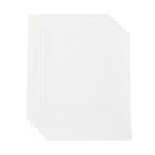 Cricut - Papier autocollant imprimable 8,5" x 11" - Blanc - Paquet de 8-Avec un film protecteur fin pour éviter les bourrages d'imprimante
