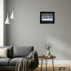 Edmonton Oilers 16x20 PhotoGlass 2025 Conference Champions - Impression encadree - 20" x 16"-Prêt à accrocher - livré entièrement assemblé
