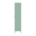 Manhattan Comfort - Ensemble de 2 armoires de rangement et d’appoint modernes Naomi - Vert-Garantie limitée du fabricant de 30 jours
