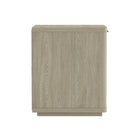 Manhattan Comfort - Ensemble de 2 tables de chevet modernes Evelyn 20" à 1 tiroir - Naturel-Parfait pour le rangement de chevet, les lampes ou les objets de décoration