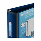 Staples – Reliure Better Binder, 3 po, bleu-Pochettes verticales pour garder les feuilles en place