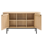 Modway - Fortitude Ovale de 59" Buffet - Chêne-9