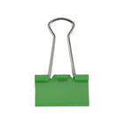 JAM Paper - Pinces à reliure colourées - taille moyenne - 32 mm (1 1/4 po) - vertes - paquet de 15-Quantité : 15 clips par paquet | Durables et réutilisables