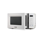 Commercial Chef - Four à micro-ondes de comptoir de 0,7 pi³ et 700 W - Blanc-Caractéristiques impressionnantes : En ce qui concerne les fours à micro-ondes de comptoir, notre cuisinière à micro-ondes est supérieure avec 700 watts de puissance, un bouton-poussoir pratique, un plateau tournant, un verrouillage de sécurité et 0,7 pi3. capacité de pi.