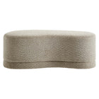 Modway - Nimbus 48" Rembourré Ottoman Bench - Oat-9