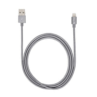 iStore - Câble Lightning pour recharge et synchronisation, gris cosmique-Sync & Charge