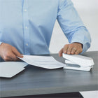 Agrafeuse antimicrobienne Fellowes LX850 EasyPress pleine bande - Blanc-Conception offrant des performances silencieuses