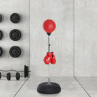 Soozier - Sac de boxe avec support pour adultes et adolescents-La base peut être remplie avec 29 lb d'eau ou de sable pour la maintenir stable 