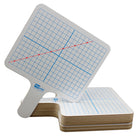 Flipside Products Pâtes à dessin rectangulaires effaçables à sec double face (3/8 po quadrillé/vierge), paquet de 12 pour la classe-Idéal pour s'exercer au dessin graphique