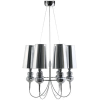 Modway - Tapestry Acier inoxydable Lustre - Argent-Pendentif vintage moderne au plafond