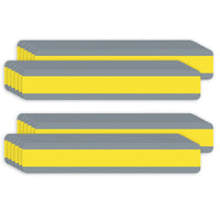 Ashley Productions - ASH10876-2 Guide de lecture à double bande de phrase - 1-1/4" x 7-1/4" - jaune - 12 par paquet - 2 paquets-Les filtres de guide de lecture sont idéaux pour surmonter les difficultés de lecture.