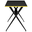 Modway - Expound Bureau - Noir-Surface lisse de mélamine noire en MDF