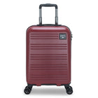 Roots - Chalet 19 po Valise de cabine rigide - Merlot-Fabriqué à partir d'un matériau ABS léger de haute qualité et idéalement conçu pour faire face aux chocs lors des voyages, et aux événements météorologiques.