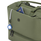 Swiss Gear - Sac de voyage Mini Weekender - Vert-Le compartiment inférieur rembourré apporte structure, style et rangement protégé - idéal pour les chaussures, les articles de toilette ou les articles à garder séparés