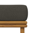 Modway - Wren Terrasse extérieure Bois de teck Ottoman in Gris silex naturel-9