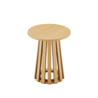 Manhattan Comfort - Ensemble de 2 tables basses et d’appoint Layla modernes - Chêne naturel-10