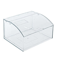 Azar - Contenant - 7.25 po H x 11.75 po l x 11.75 po P - Transparent-Matériau : Styrène transparent