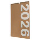 Gry Mattr - Calendrier mural 2026 - Gris-Couvertures avant et arrière en papier kraft