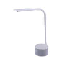 Bostitch - Lampe de bureau à DEL - haut-parleur à connexion Bluetooth - blanc-Lampe de bureau à DEL à haut-parleur à connexion Bluetooth