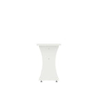 Manhattan Comfort - Ensemble de 2 bancs de salle à manger Coney 53,14 po style milieu du siècle moderne - Blanc-Silhouette incurvée élégante et unique pour rehausser n’importe quelle salle à manger