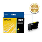 Epson - T702 Cartouche d'encre - Capacité standard - Jaune-Manipulation sans souci - impressions résistantes au maculage, à la décolouration et à l’eau