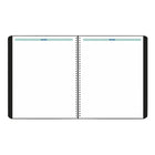 Blueline - 2026 Agenda mensuel Essential 16 mois - 9-1/4" x 7-1/4" - Noir - Bilingue-Calendriers de référence du mois précédent, du mois courant et des trois mois suivants sur chaque double page