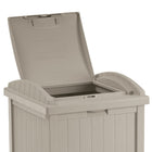 Suncast - Cache-poubelle - Taupe pâle-Utilise des sacs à déchets de 30 à 33 gallons.