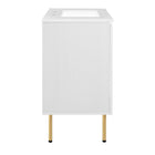 Modway - Chaucer 36" Vanette de salle de bain - Blanc blanc-9