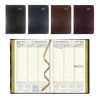 Brownline - 2027 agenda hebdomadaire Executive avec reliure cousue – 8 3/16 po x 5 5/8 po – couleurs assorties – trilingue-12 mois: janvier 2027 à décembre 2027