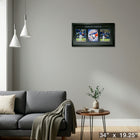 Jose Bautista Toronto Blue Jays Triple 8x10 Photo Frame The Bat Flip - Impression encadree - 34" x 19"-Prêt à accrocher - livré entièrement assemblé