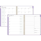 Cambridge - Agenda scolaire hebdomadaire/mensuel WorkStyle Focus 2026-2027 - 11 po H x 8 1/2 po l - violet - bilingue-12 mois de planification académique hebdomadaire/mensuelle