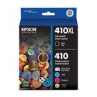 Epson - T410 Cartouche d'encre - Capacités mixtes -  Emballage mixte – Noir et couleurs-Textes nets et couleurs brillantes pour des impressions de grande qualité, encre à séchage rapide