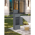 Ceha Canada - Boîte à colis format moyen - 16 po l x 12 po P x 41 po H - Gris basalte-7
