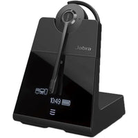 Jabra - Casque supra-auriculaire sans fil DECT convertible Engage 75 SE-Avec son design convertible, vous pouvez porter ce casque mono avec votre choix entre le porte-oreilles, le bandeau ou le bandeau.