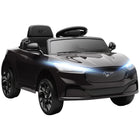 Qaba - Voiture électrique pour enfants Ford Mustang Mach-E sous licence 12V - noir-Sous licence officielle Ford Mustang Mach-E, un cadeau élégant pour les enfants 