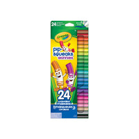 Marqueurs Pip-Squeaks Skinnies Crayola, ensemble de 24-Ces mini-marqueurs Pip-Squeaks sont parfaitement adaptés aux petites mains des enfants. Votre enfant pourra les manipuler facilement