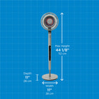 Danby - Ventilateur circulateur 9" ultra-silencieux à 9 vitesses avec télécommande - Gris-Trous de silencieux progressifs pour réduire le bruit