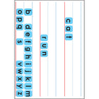 Ashley Productions - Smart Poly ASH12103 Ensemble de tuiles et tapis Touch-Stik Phonics - Ensemble amusant avec lettres - 104 tuiles-Dites adieu aux cartes mémoire traditionnelles et adoptez une nouvelle approche pratique de l'éducation phonétique. Élevez le parcours d'apprentissage de votre enfant - commandez notre ensemble phonétique réutilisable Smart Poly dès aujourd'hui.