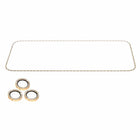 Kate Spade - Kit de protection d'écran et objectif pour iPhone 17 Pro Max - Pierre d'Or-Installation et retrait faciles avec l'outil inclus