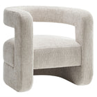 Modway - Jaylin Rembourré Chenille Chaise d’accent - Gris colombe-Sellerie en chenille