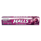 Halls – Pastilles au menthol contre la toux, sans sucre, saveur de cerise noire, 9 pastilles-Menthol, cerise noire