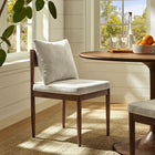 Modway - Remington Fauteuil d’appoint de salle à manger - Sel-Conception du dos ouvert