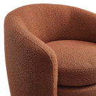 Modway - Affinity Rembourré Tissu Boucle Fauteuil à dossier incurvé - Rouille-8
