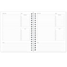 Blueline – Planificateur non daté, 9 1/4 x 7 1/4 po, noir, anglais (B310.81)-270 pages avec microperforations
